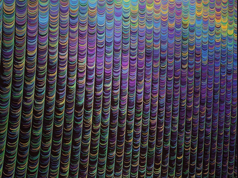 This is what happens when you ask the tangent to show you who it really is for itself. An arctangent appears (being an inverse of the one you were talking with) and it teaches you about colorful lines through pairs of infinitely close points that never meet each other on this geometric plane called life.

#lifeisaconundrum #generative #generativeart #visualart #vilnius #lithuania #perlinnoise #p5js #beingmyself